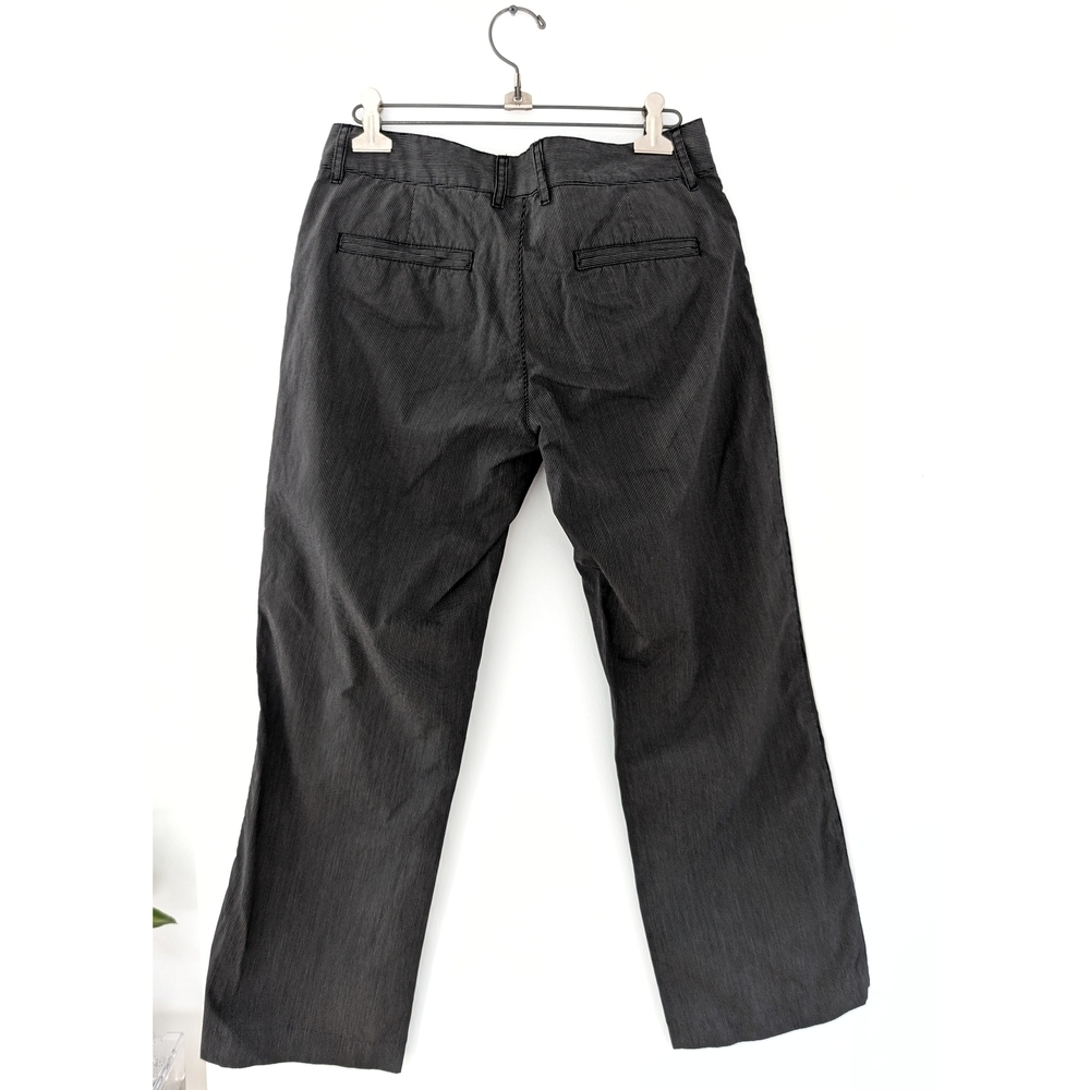 2/15$ Mexx Women's Black Pants With Fine Strips - Size 6 / 36 - Picture 6 of 7